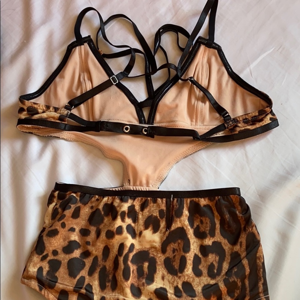 Unif Leopard Print Oh Dang Bodysuit - image 3